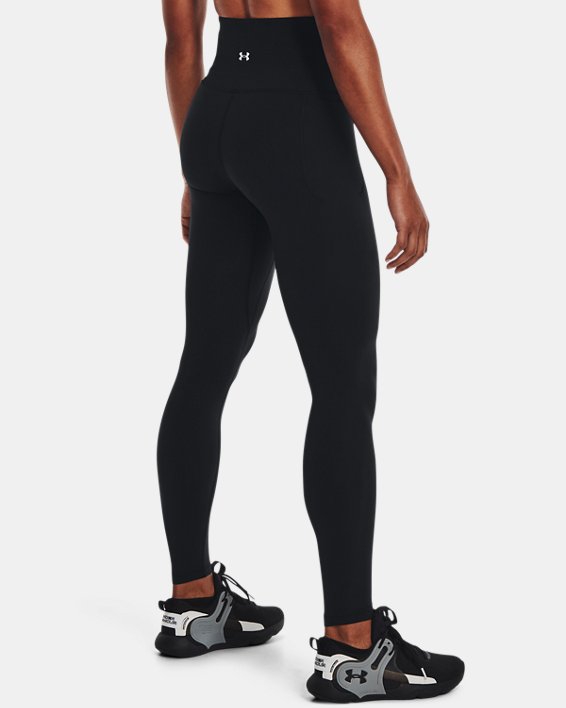 Women's UA Meridian Ultra High Rise Full-Length Leggings, Black, pdpMainDesktop image number 1